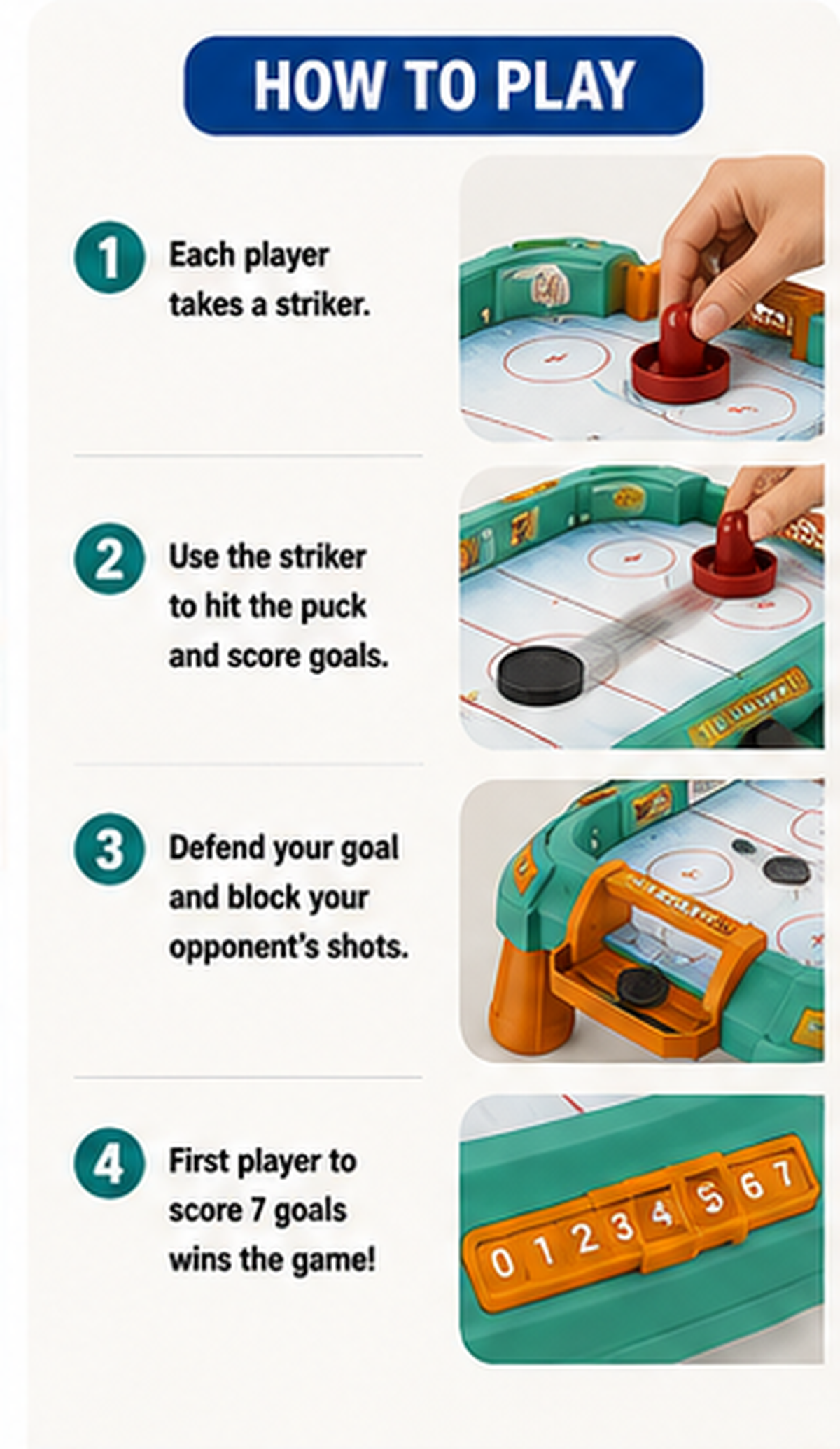 Ice Hockey Board Game