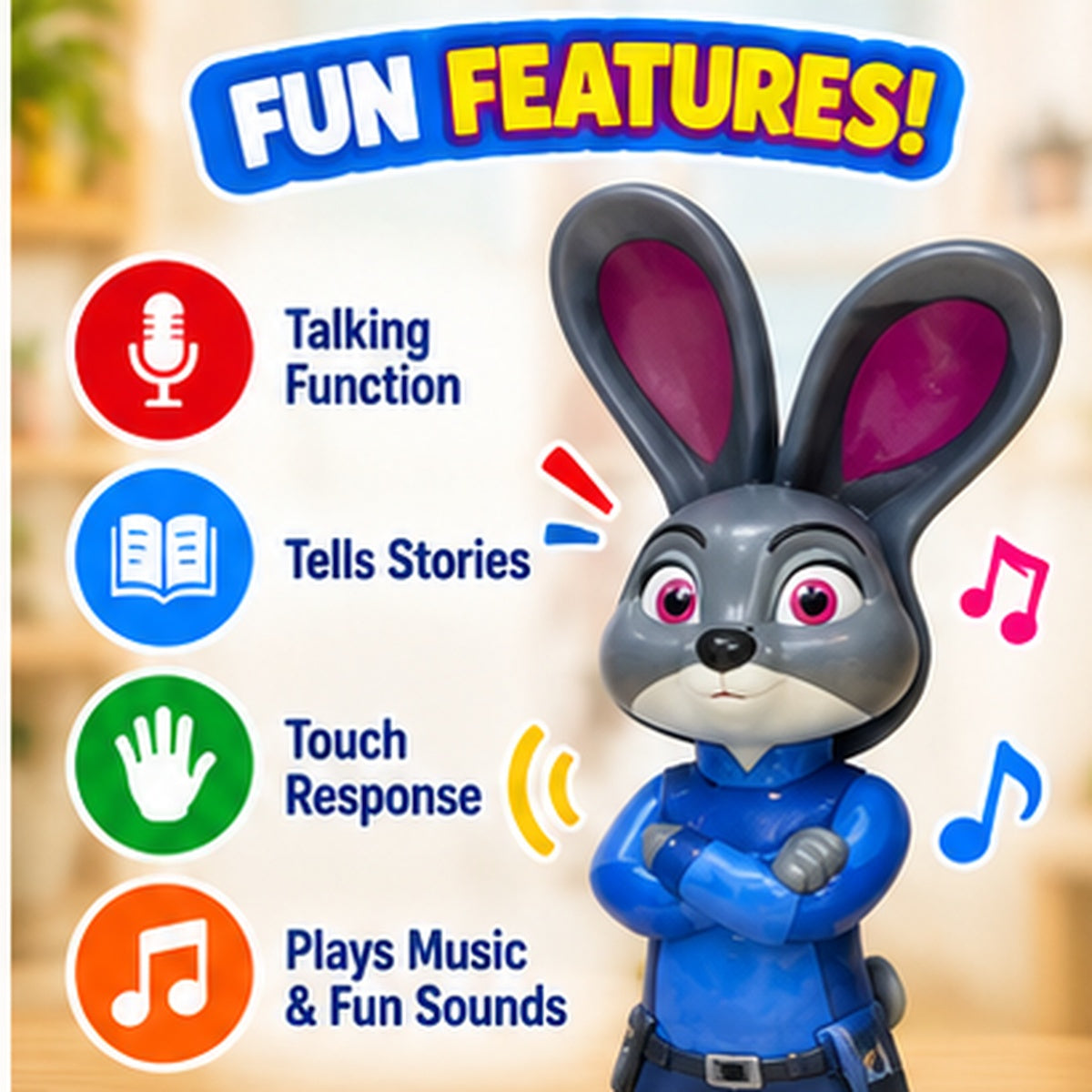Interactive Talking Rabbit Toy