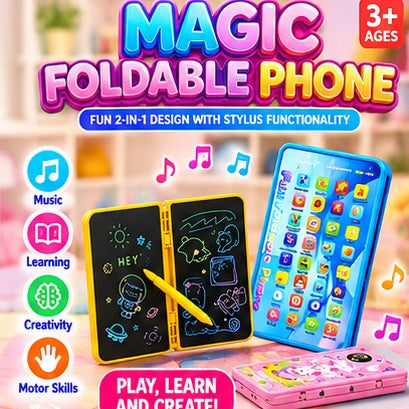 2-in-1 Drawing Board & Musical Learning Phone