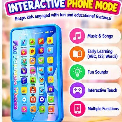 2-in-1 Drawing Board & Musical Learning Phone