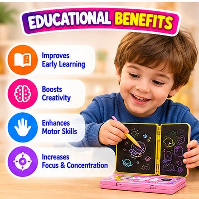 2-in-1 Drawing Board & Musical Learning Phone