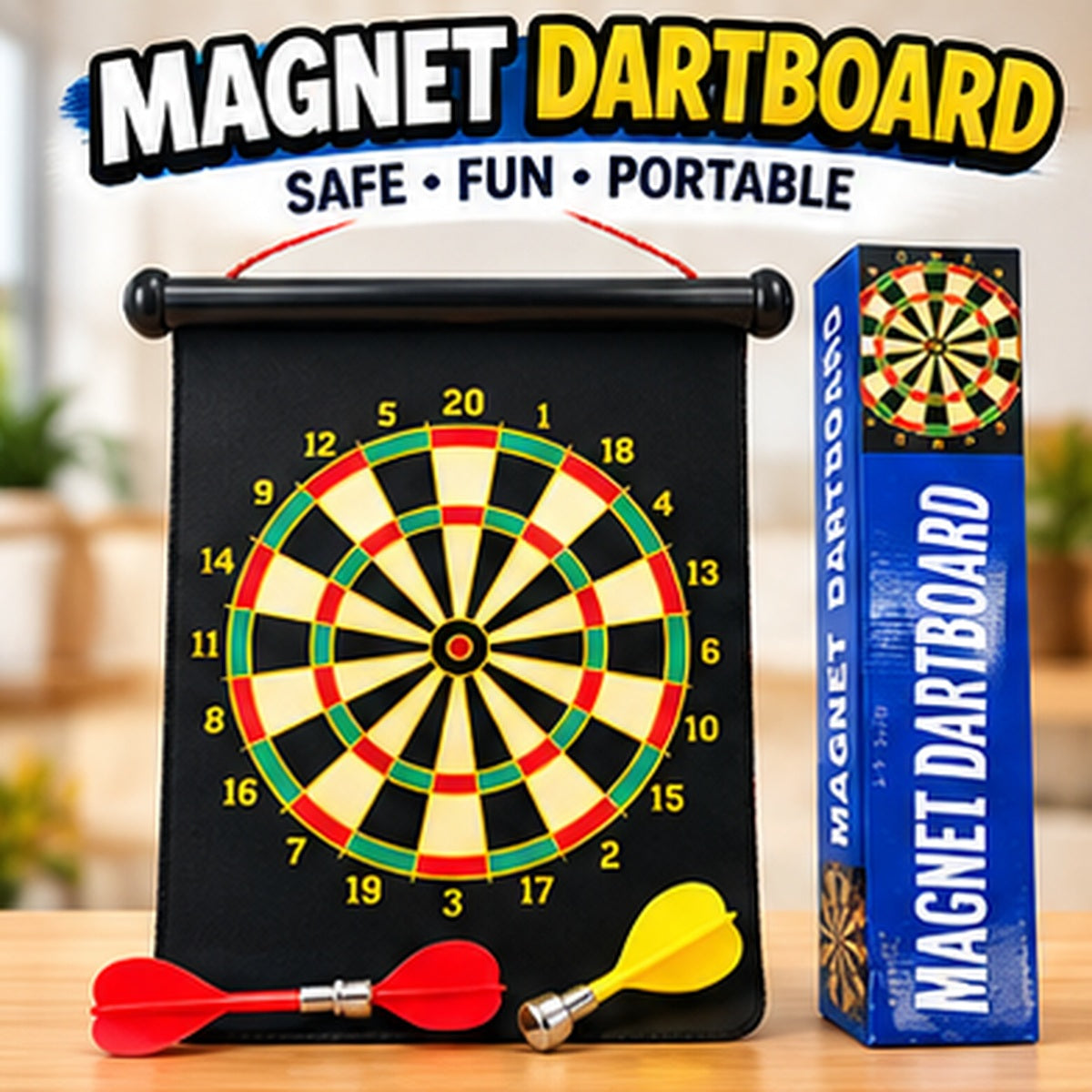 Magnetic Dart Board Game