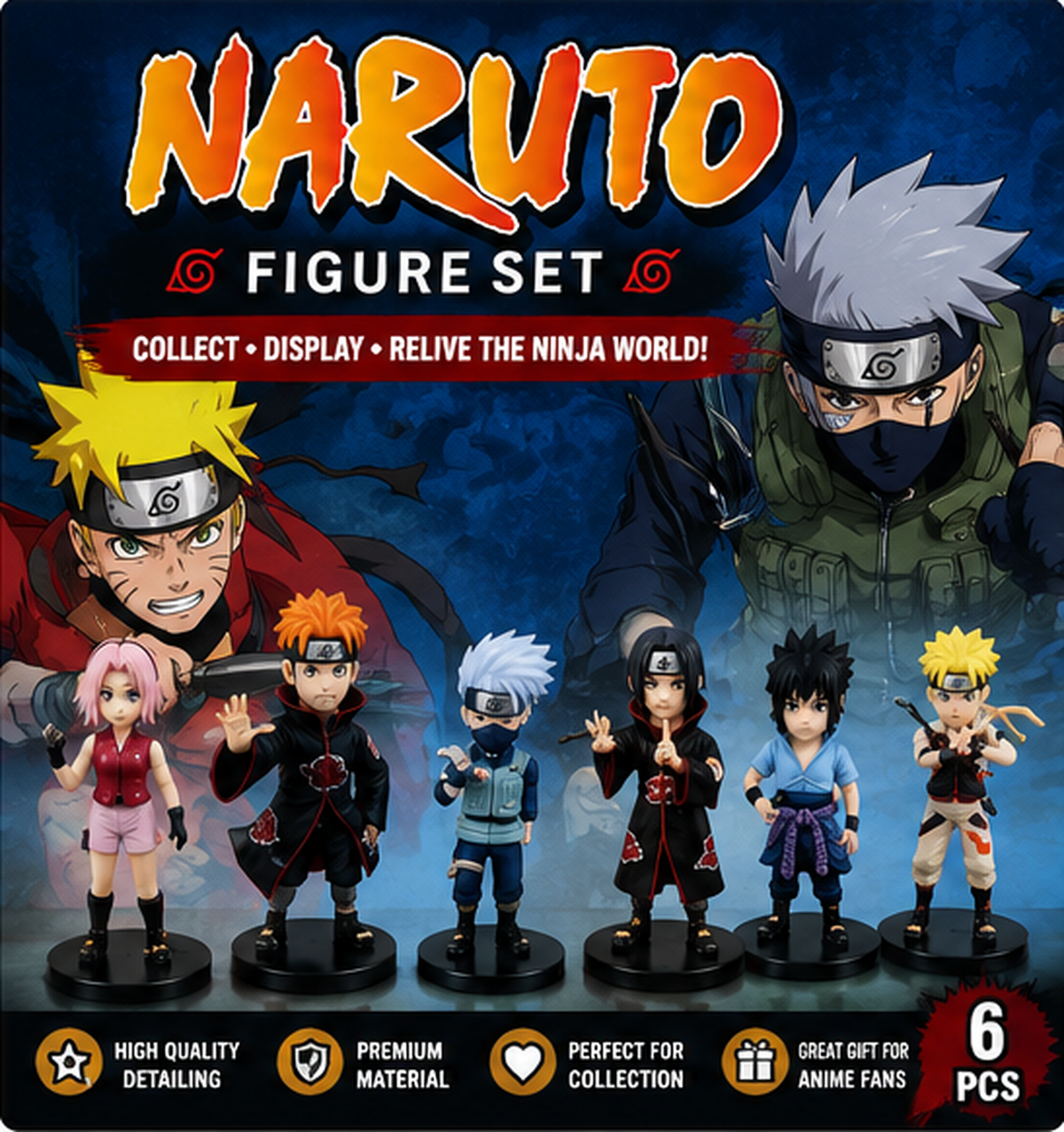 Anime Character Figure Set
