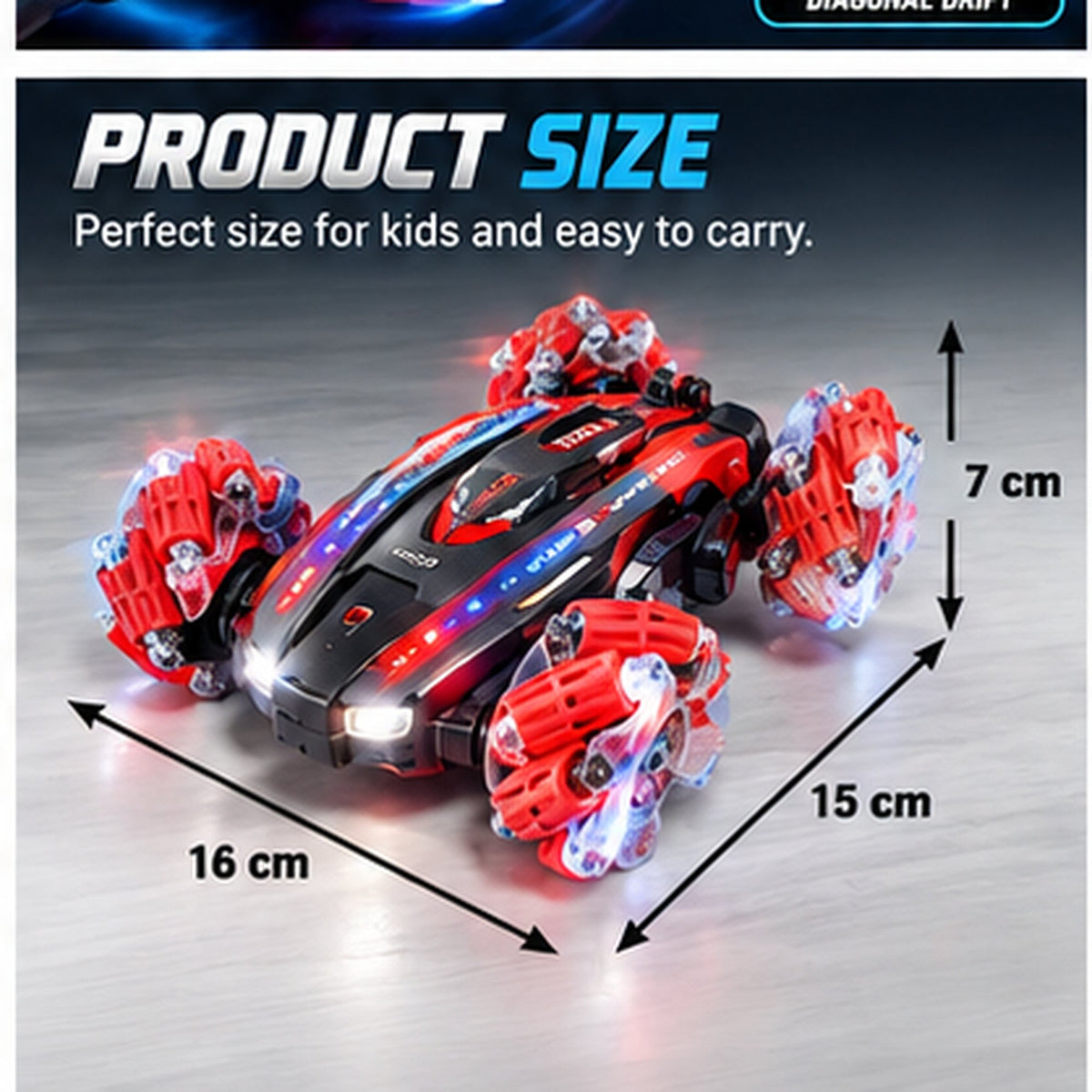 RC 2.4GHz 360° Stunt Drift Car