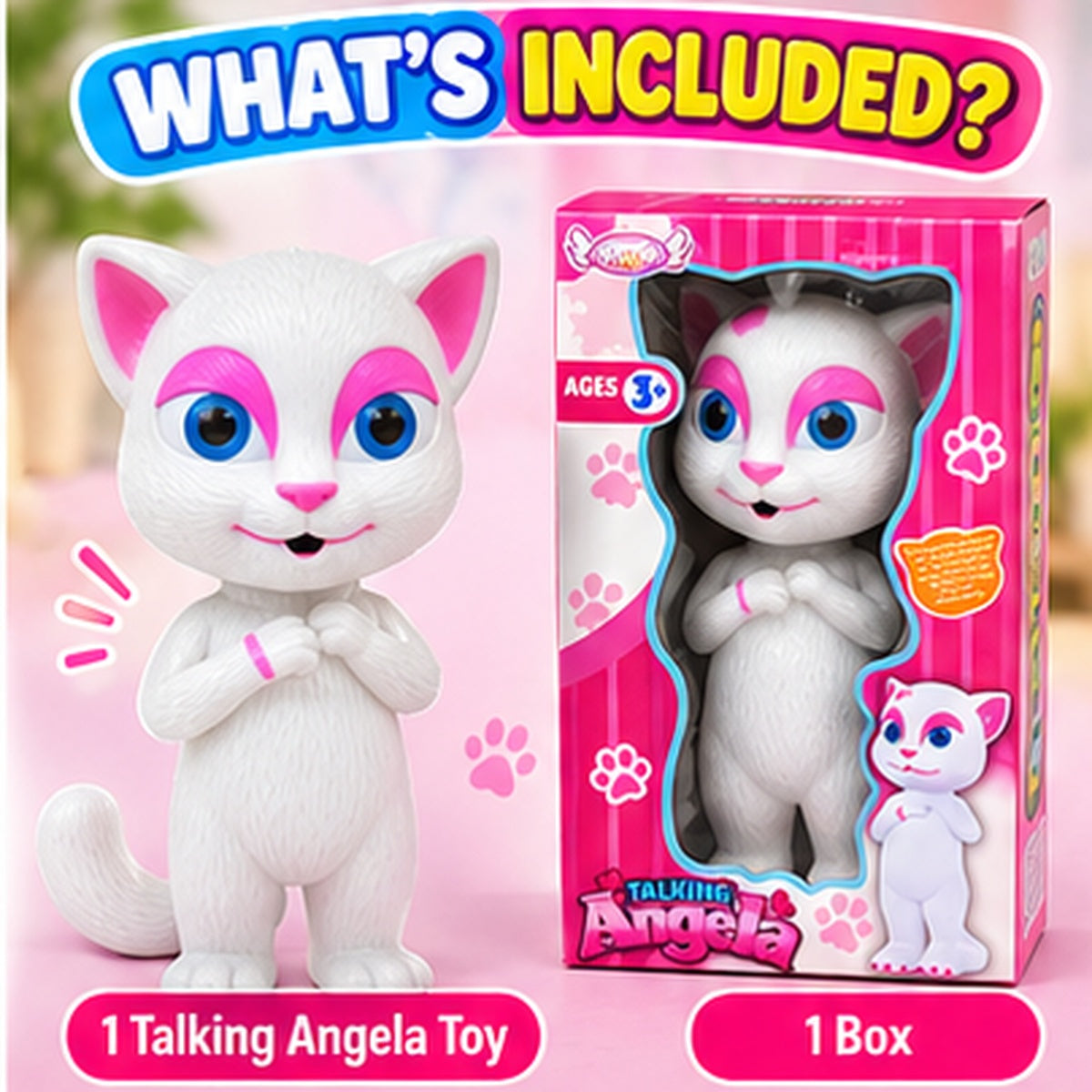 Interactive Talking Cat Toy