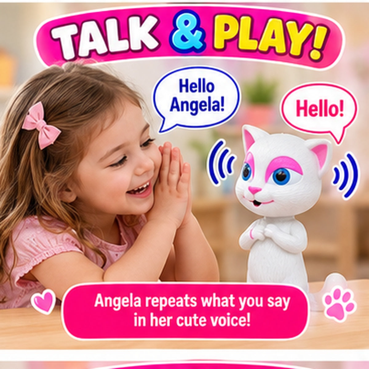 Interactive Talking Cat Toy