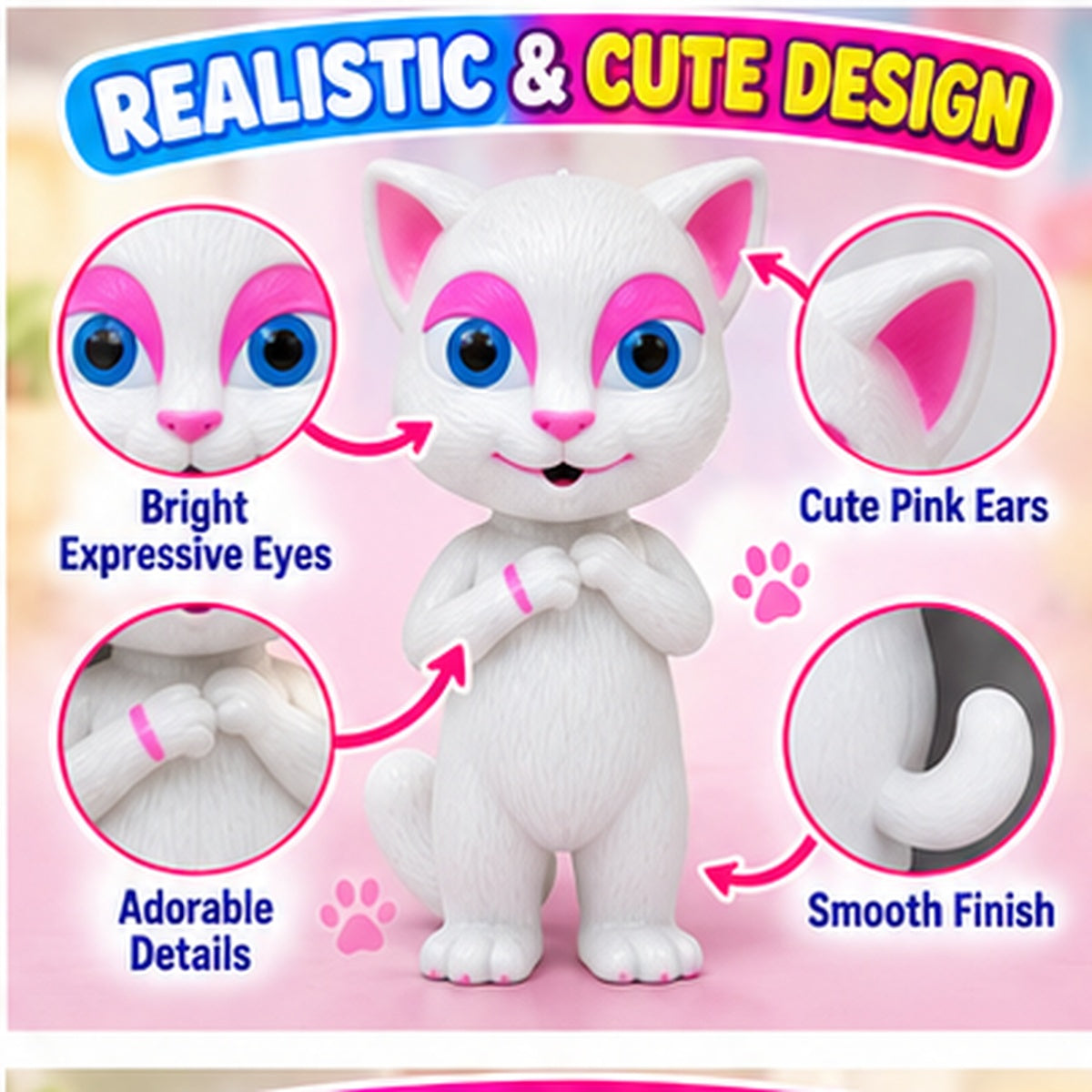 Interactive Talking Cat Toy