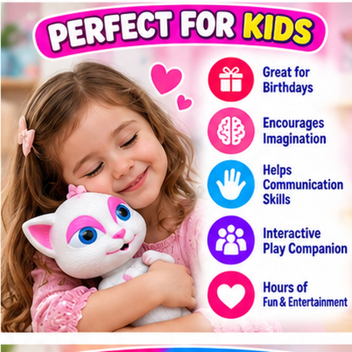 Interactive Talking Cat Toy