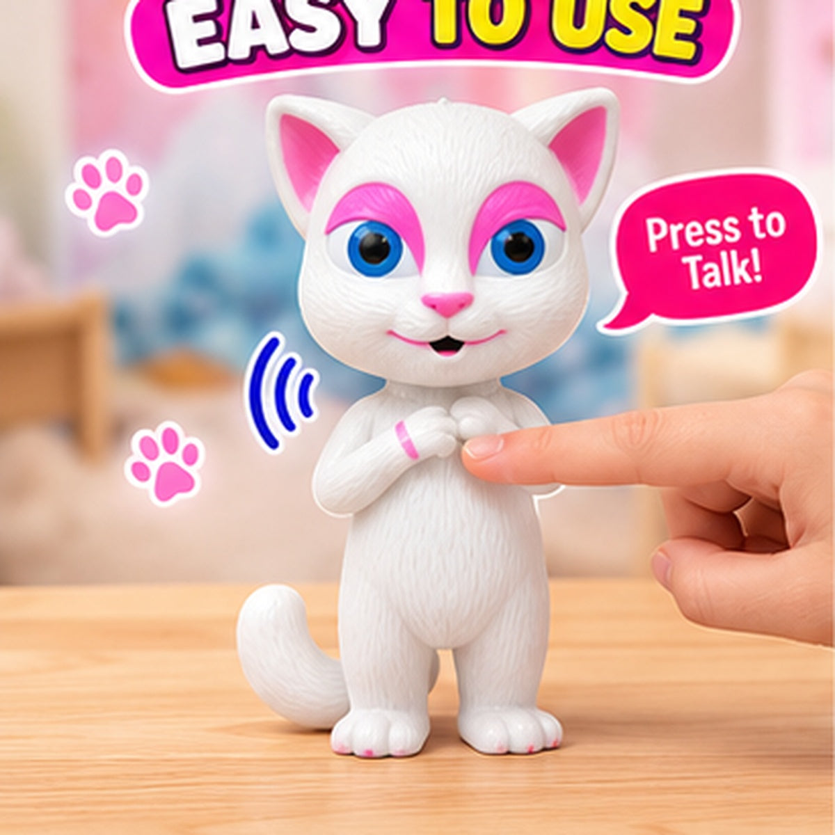 Interactive Talking Cat Toy