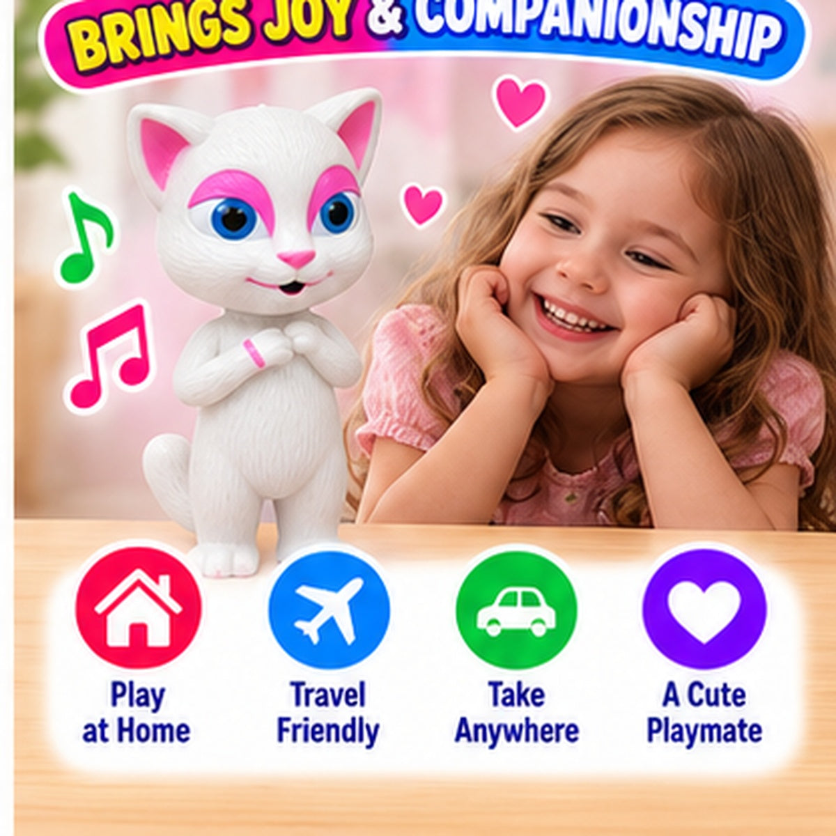 Interactive Talking Cat Toy
